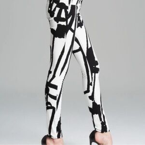 Rag & Bone Monochrome Striped The Legging Jeans 25